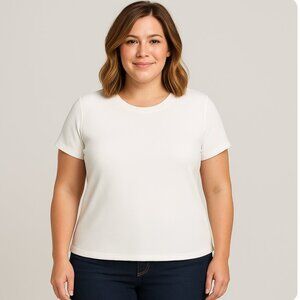 Nine West White T shirt Size XL